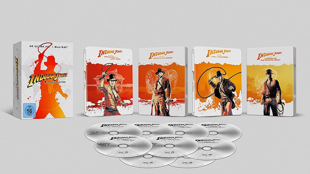 Indiana Jones – 4-Movie Collection - limited Steelbook