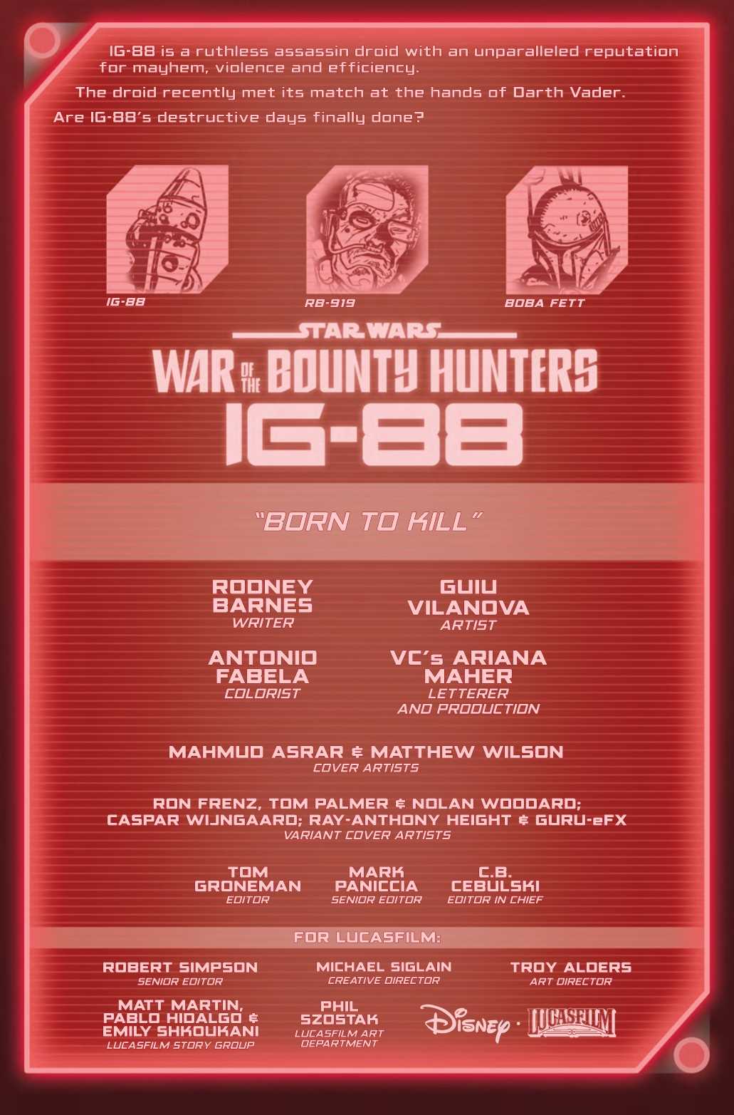 War of the Bounty Hunters – IG-88 1
