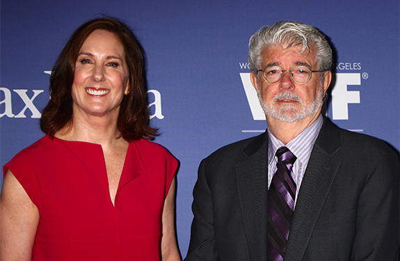 George Lucs & Kathleen Kennedy