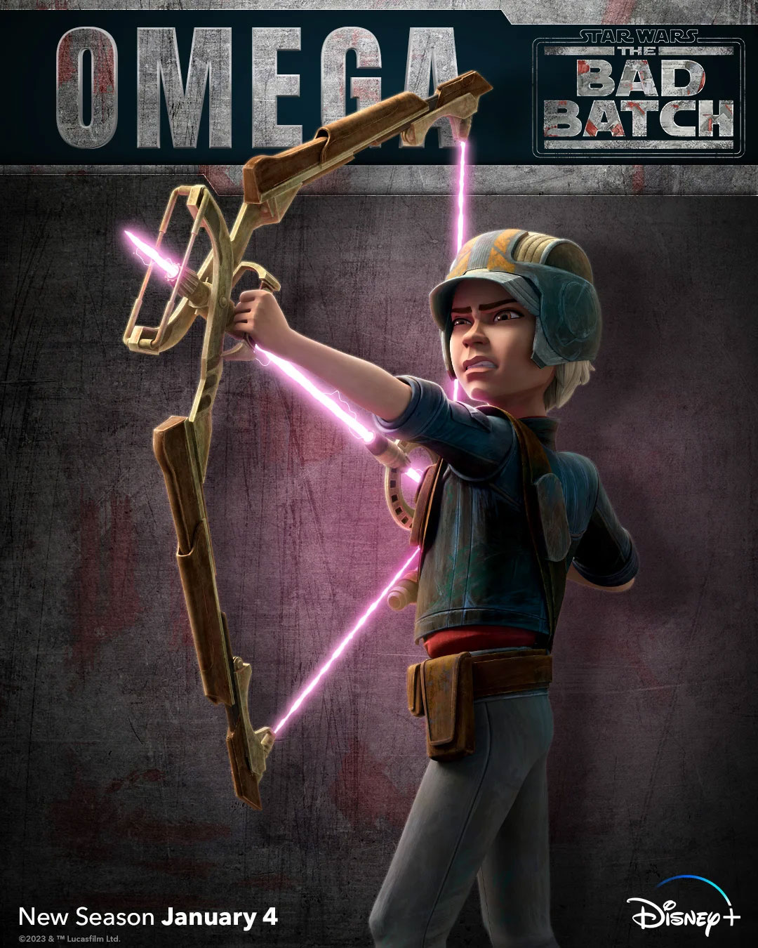 The Bad Batch Charakterposter: Omega