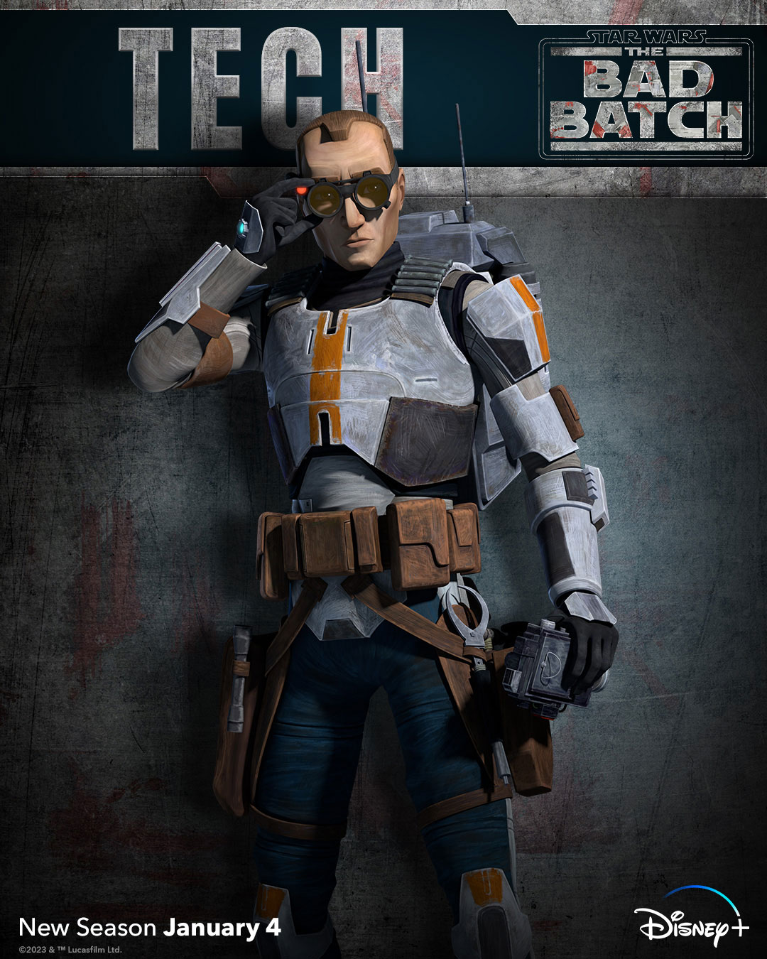 The Bad Batch Charakterposter: Tech