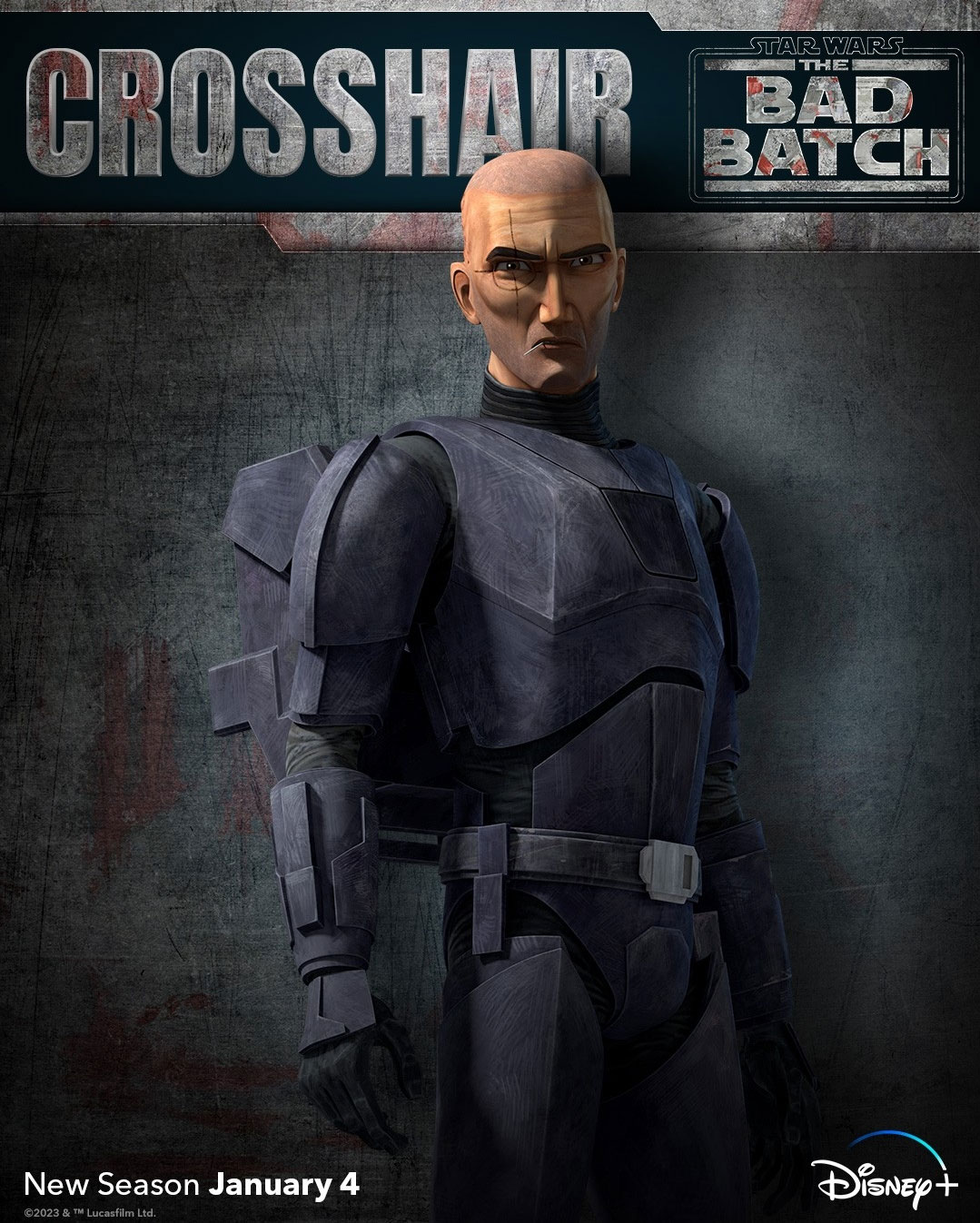 The Bad Batch Charakterposter: Crosshair