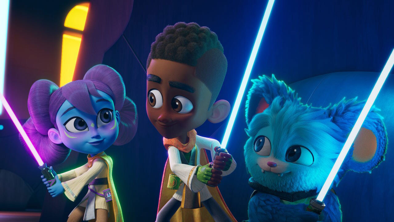 Kai, Lys und Nubs in <em>Young Jedi Adventures</em>„></div><p>Desweiteren wurde auch der Cast der Serie enthüllt. Mit dabei sind Jamaal Avery, Jr. als Kai Brightstar, Juliet Donenfeld als Lys Solay, Dee Bradley Baker als Nubs, Emma Berman als Nash Durango, Jonathan Lipow als RJ-83 und Piotr Michael als Meister Yoda.</p>
<p>Die Serie richtet sich klar an die jüngsten Fans bzw. zukünftigen Fans wie James Waugh, einer der ausführenden Produzenten der Serie und Senior Vice President für Franchise Content & Strategy bei <a data-autolink-id=
