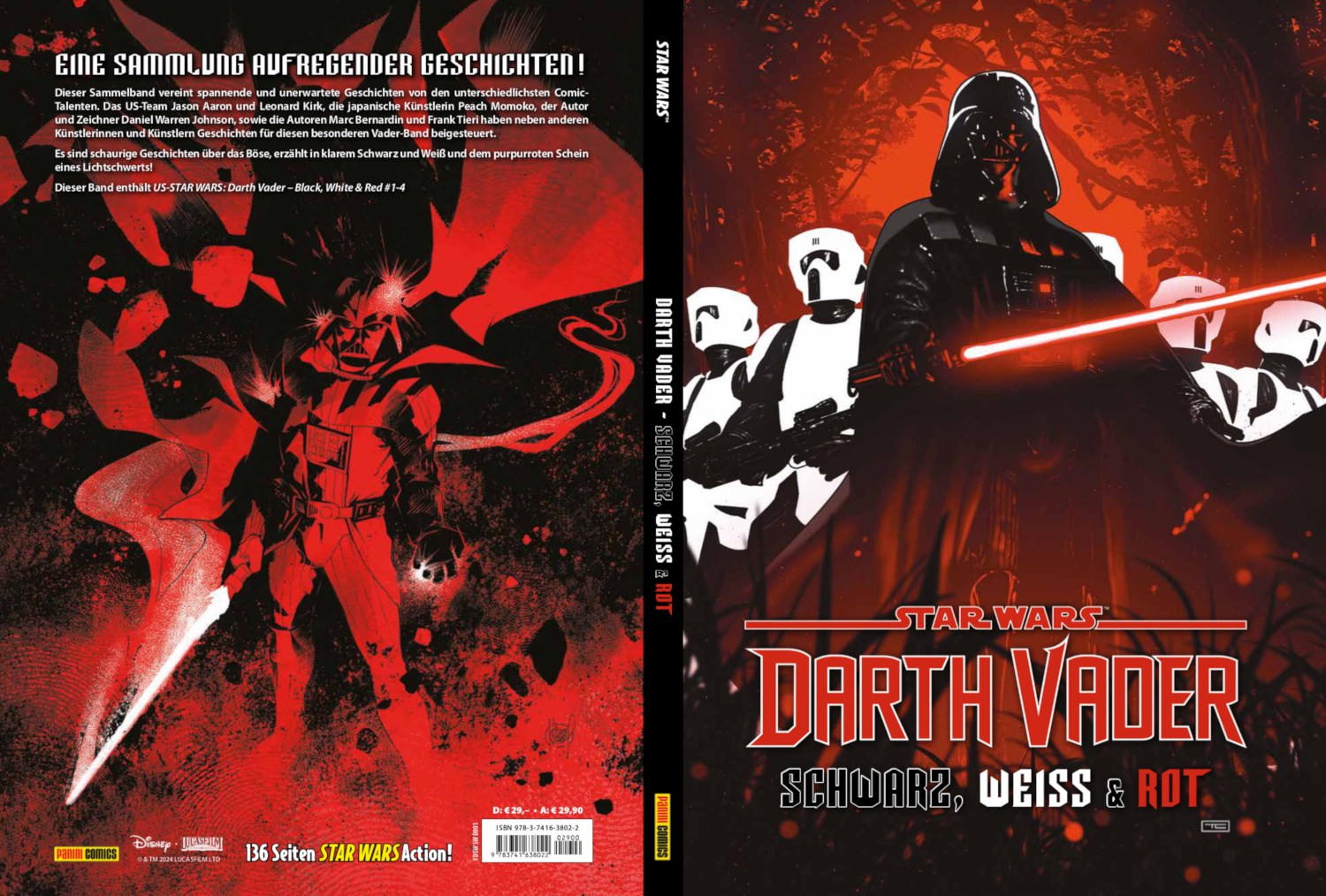 Darth Vader: Schwarz, Weiß und Rot - Cover