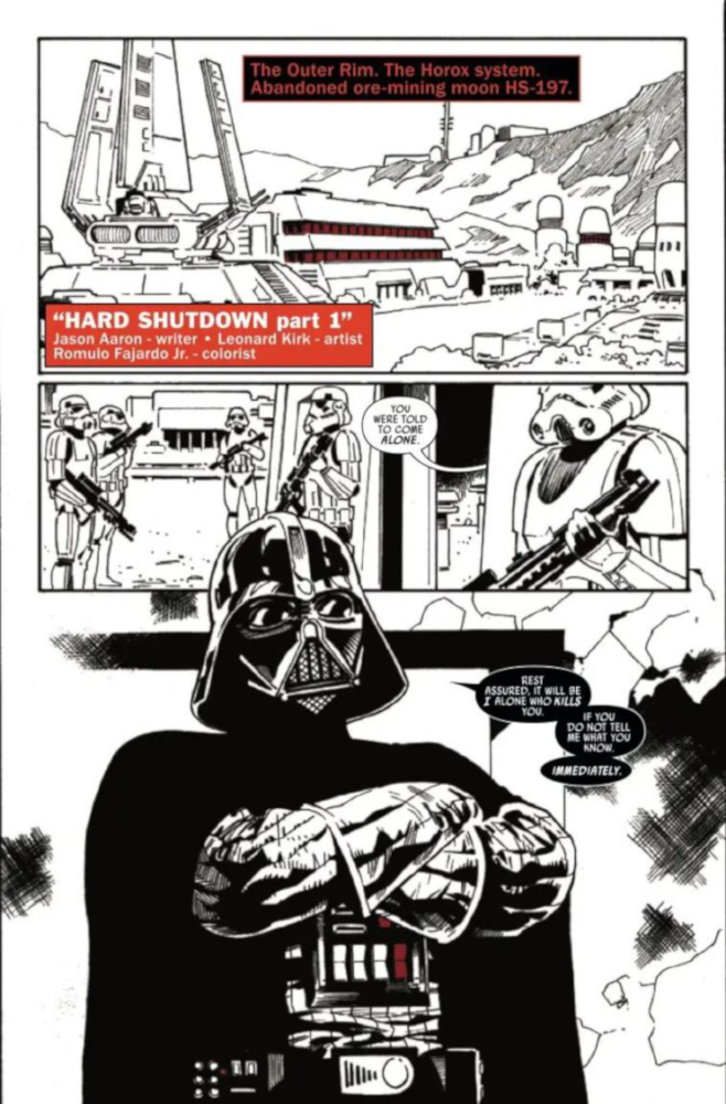 Darth Vader: Schwarz, Weiß und Rot - US-Vorschau Seite 1