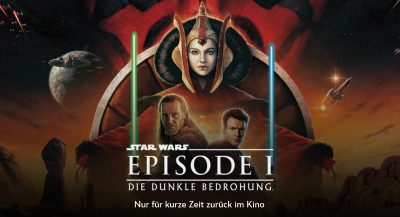 Die Leinwand-Rückkehr von Die Dunkle Bedrohung