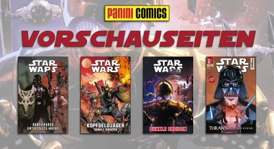 Panini-Vorschauseite zu den Juli-Veröffentlichungen