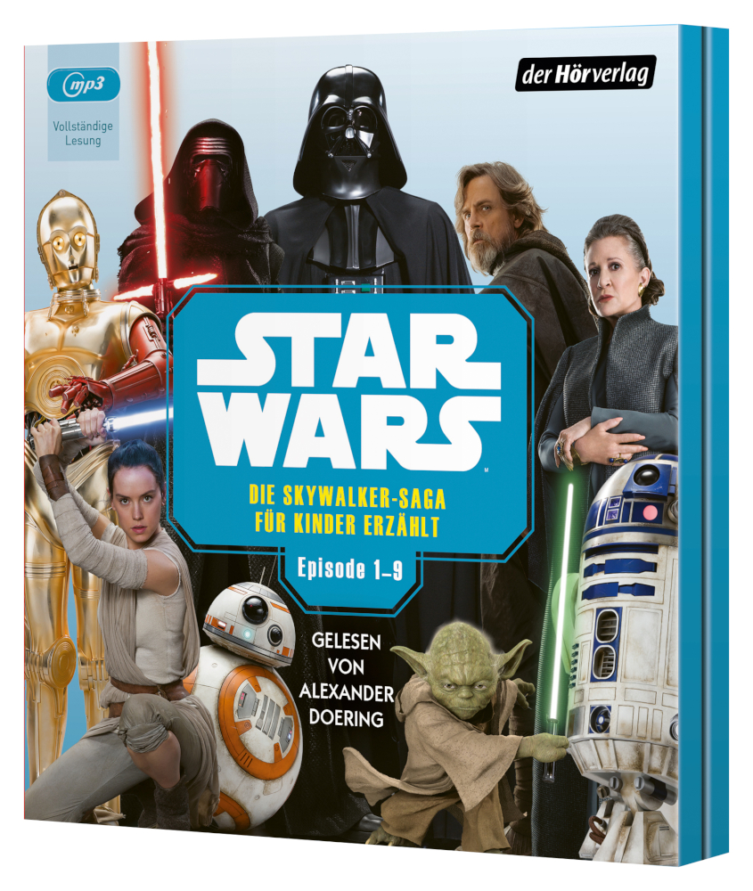 Die Skywalker-Saga für Kinder erzählt - Cover