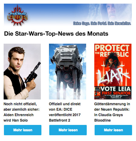 Star Wars Union Newsletter