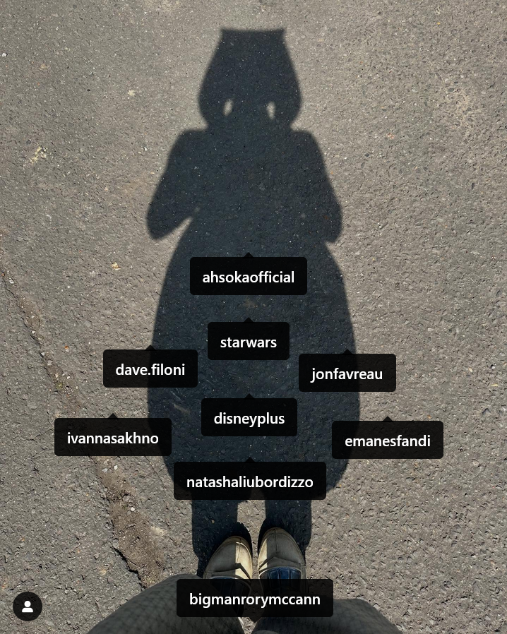 Dawsons Insta-Ankündigung zum Drehstart