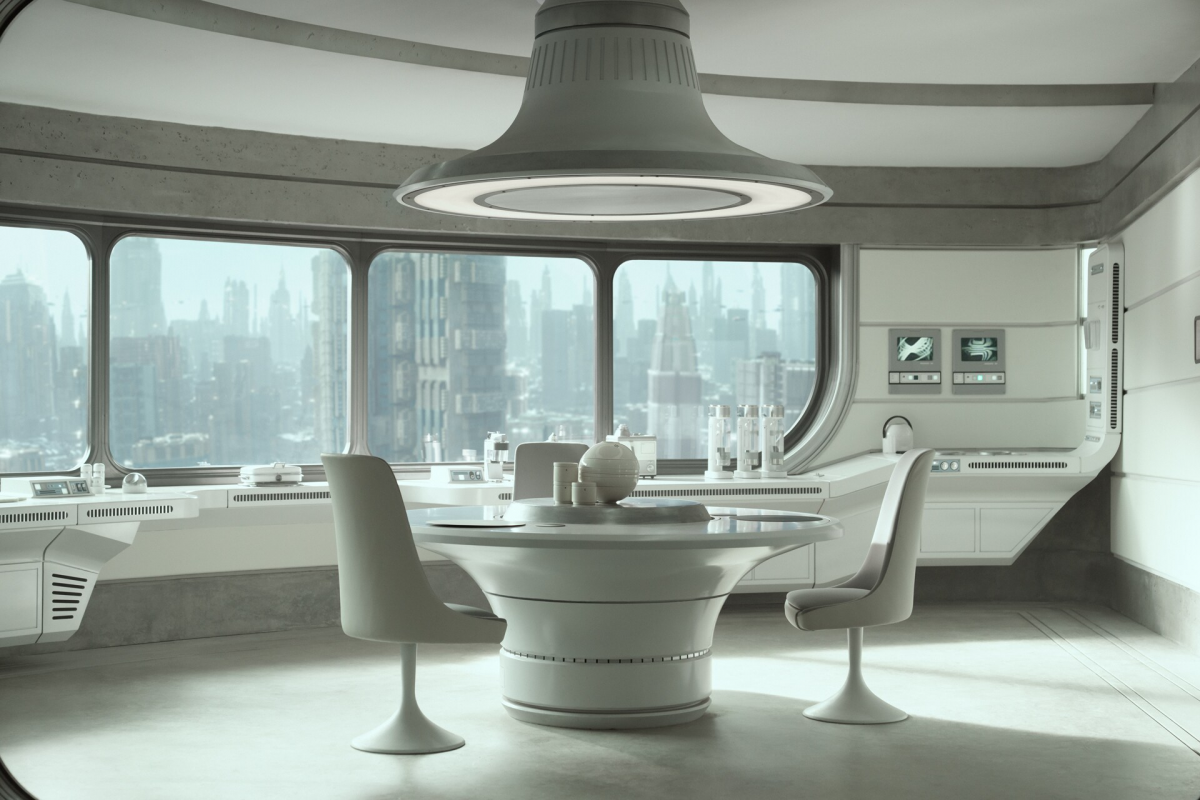 Das Esszimmer von Dedra Meero.