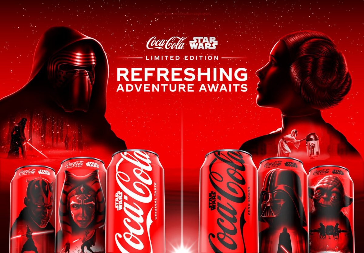 Poster für Kollaboration mit Coca-Cola