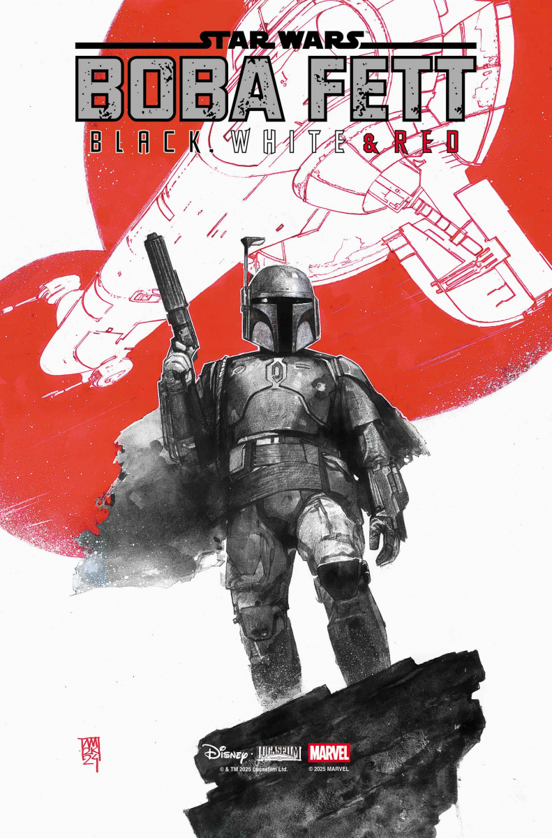 Boba Fett — Black, White & Red