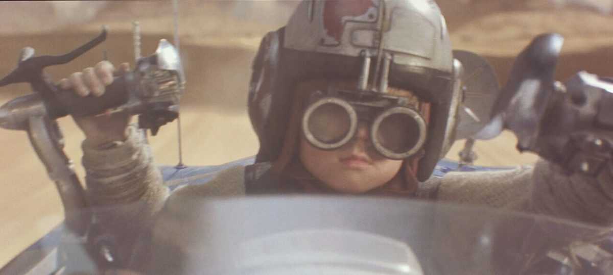 Anakin beim Podrennen in Star Wars Episode I