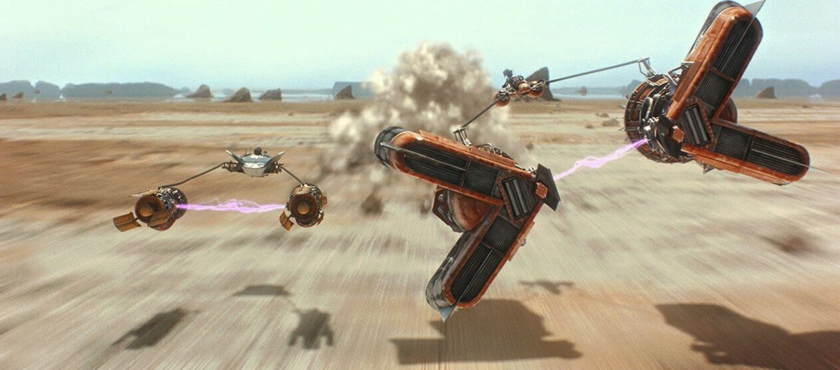 Anakin und Sebulba Seite an Seite in Star Wars Episode I