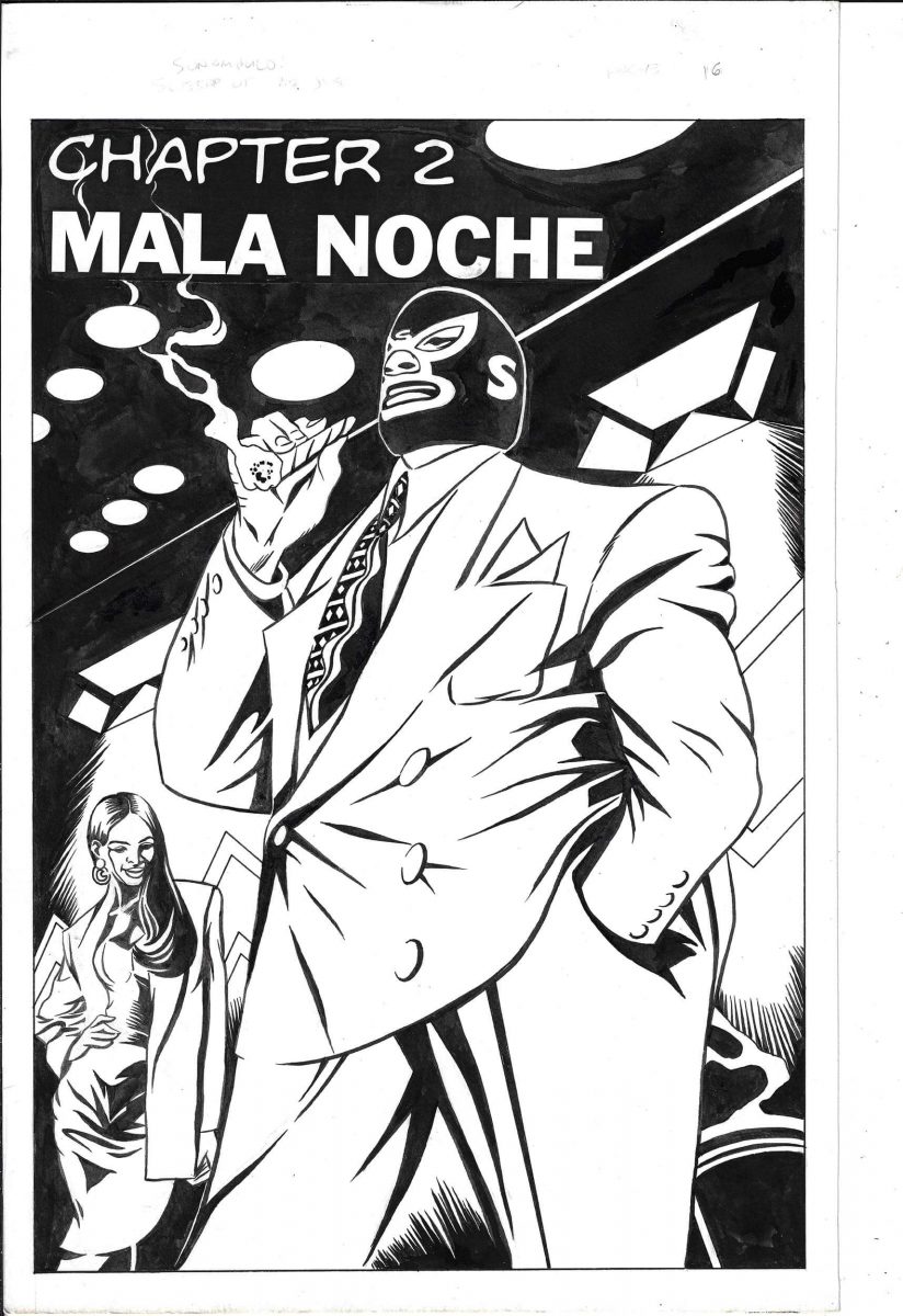 Rafael Navarro, Illustration für Sonambulo: Sleep of the Just, Nr. 1, 1996, Lucas Museum of Narrative Art, Los Angeles, © Rafael Navarro