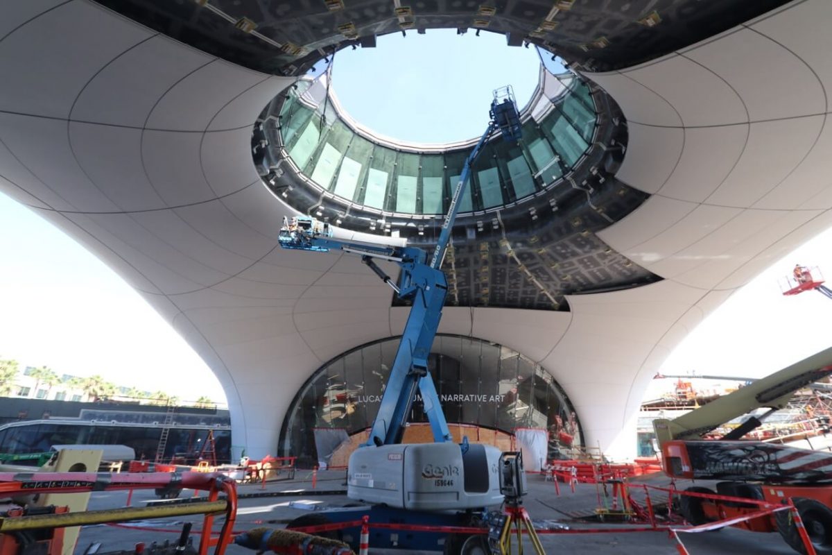 Lucas Museum, August 2024, © 2024 JAKS Productions. Foto mit freundlicher Genehmigung der USC School of Cinematic Arts. Foto: Roberto Gomez. Alle Rechte vorbehalten.