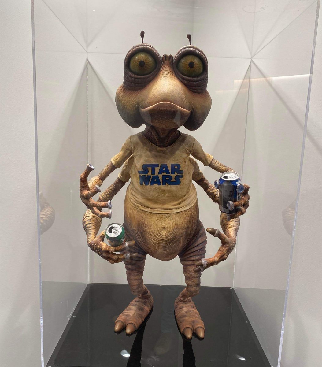 Die 1,20 Meter große Marfalump-Puppe wurde von Danny Wagner von ILM modelliert.
