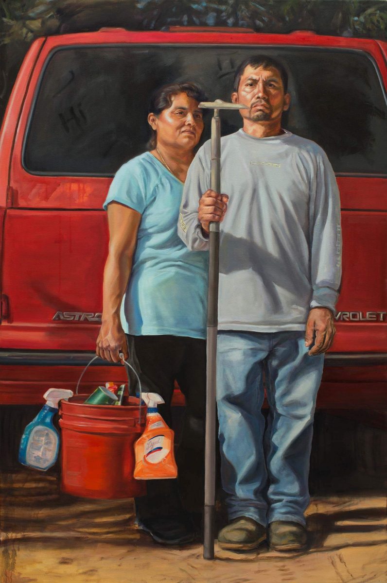 Criselda Vasquez, The New American Gothic, 2017, Lucas Museum of Narrative Art, Los Angeles, © Criselda Vasquez. Alle Rechte vorbehalten.