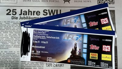 Wir verlosen 1x 2 Wochenendtickets für die NFC