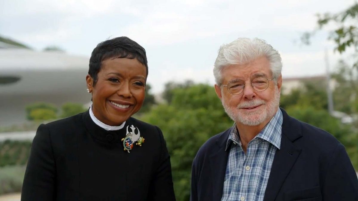 Mellody Hobson und George Lucas