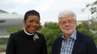 Mellody Hobson und George Lucas
